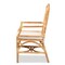 Baxton Studio Delta Modern and Contemporary Natural Finished Rattan Armchair 185-11881-Zoro - alternate 4
